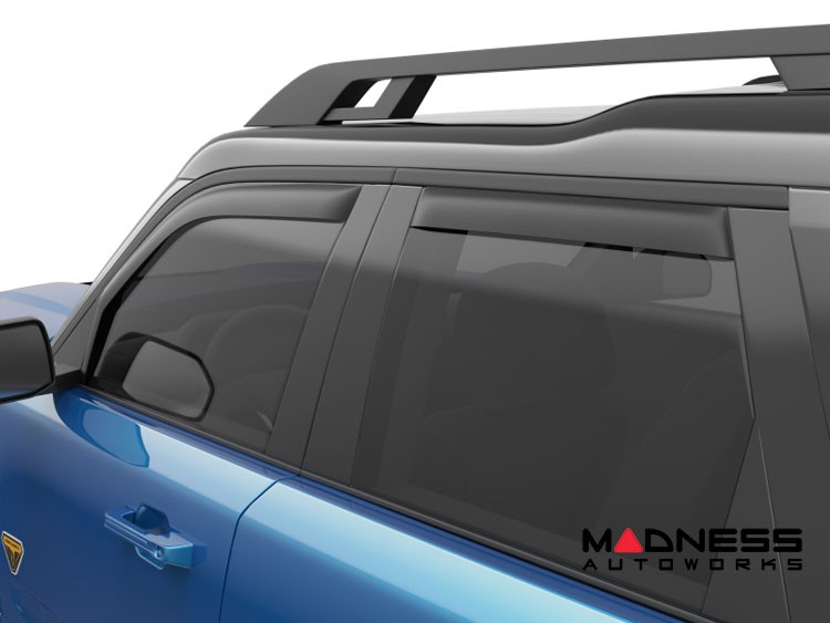 Ford Bronco Sport Side Window Air Deflectors Matte Black EGR